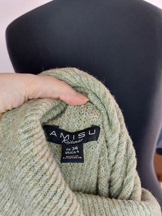 Vestido verde abrigadito