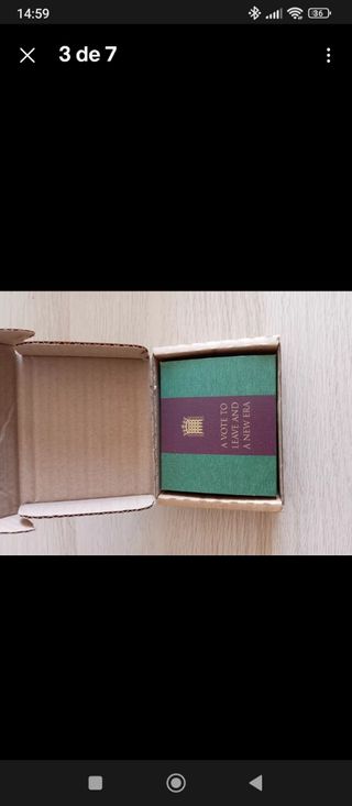 Moneda de plata Brexit Reina Isabel II 2020