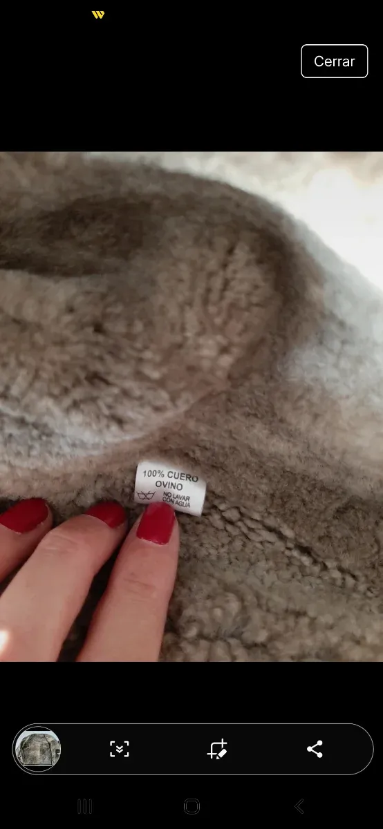 Chaquetón piel ovino