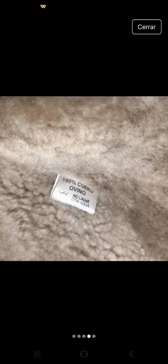 Chaquetón piel ovino