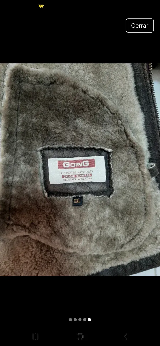 Chaquetón piel ovino