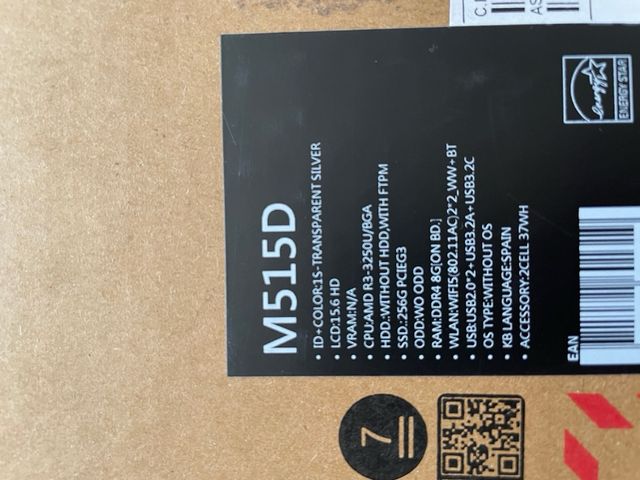 Ordenador portatil ASUS