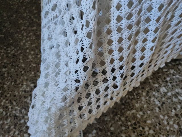 Copriletto matrimoniale all' uncinetto