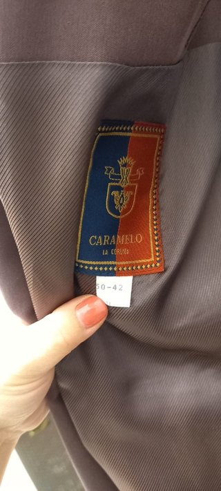 Traje Caramelo Talla 50