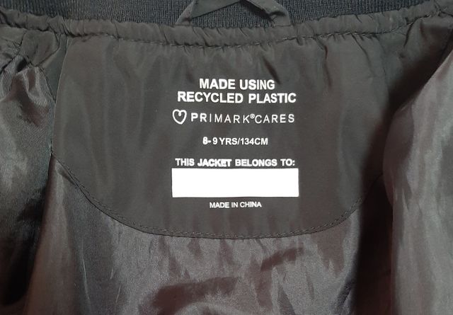 Chaqueta negra niño