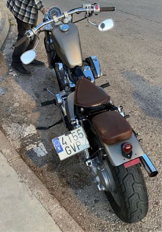 Honda Shadow 750 VT transformada a Bobber
