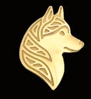 Broches de perro Siberian husky