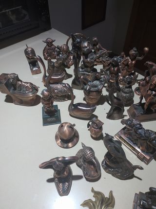 Mecheros colección de metal