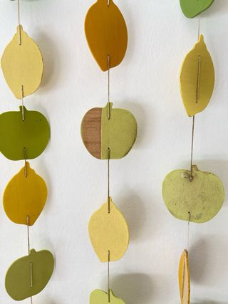 Cortina decorativa madera