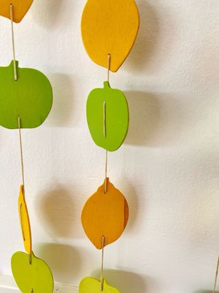 Cortina decorativa madera