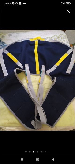 Arnes para grúa y Cojines antiescaras