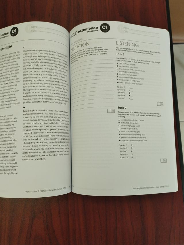 GOLD EXPERIENCE 2ND EDITION C1 TEACHER'S RESOURCE BOOK