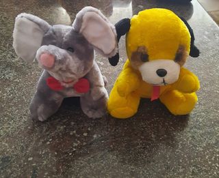 peluches oso & elefante