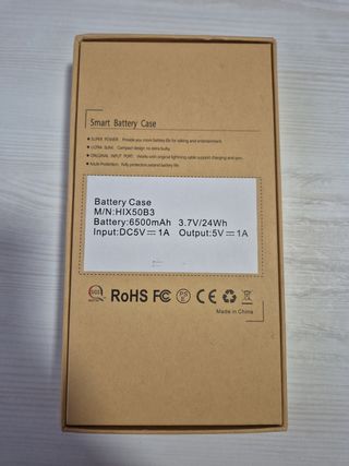 Funda Carcasa Cargador iPhone X/XS