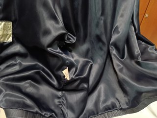 Chaquetón piel girada