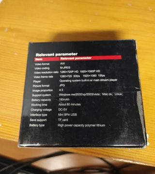 Mini cámara invisible