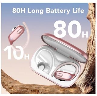 Cuffie Bluetooth auricolari rosa wireless led