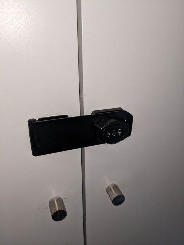 Cerrojo para armario