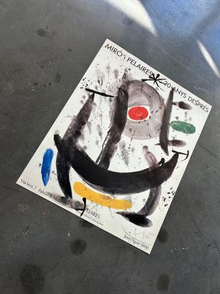 Joan Miró Miró i Pelaires 20 Cartel 1990