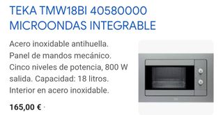Microondas Teka
