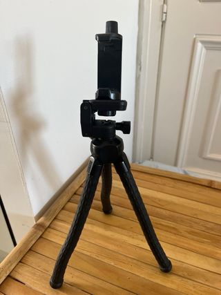 Tripode ajustable para cámara y móvil