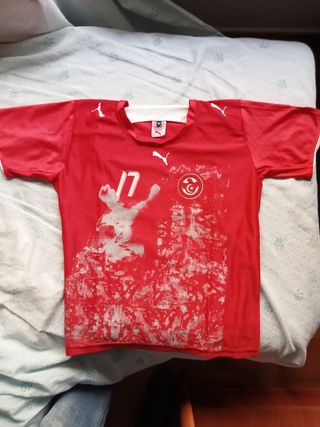 Camiseta Túnez auténtica .(PUMA)