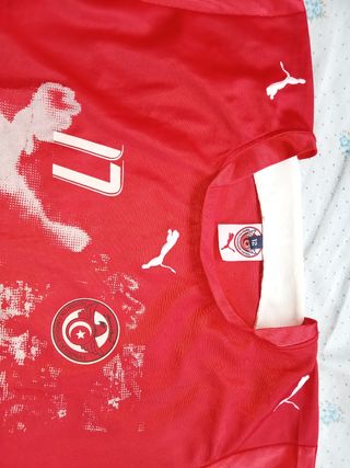 Camiseta Túnez auténtica .(PUMA)