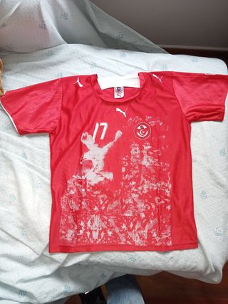 Camiseta Túnez auténtica .(PUMA)