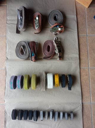 cinchas, tensores, carracas, cuerdas...