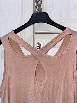 Sexy top scollo incrociato tg. L XL top rosa