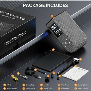 (precintado) mini bomba bicicleta a batería