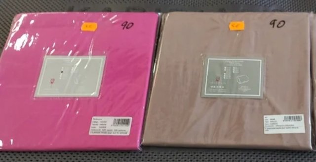 2 FUNDAS ALMOHADA DE 90,FUCSIA Y BEIGE