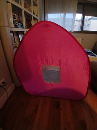 Tienda se campaña para niños.