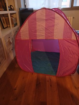 Tienda se campaña para niños.