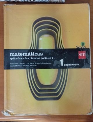 Matemáticas aplicadas a las ciencias sociales SM