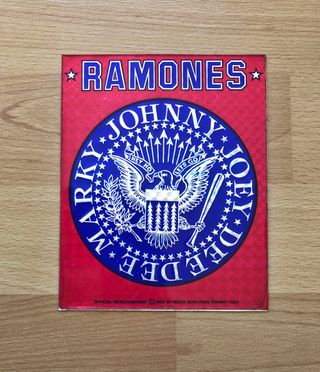 Autocolante do grupo Ramones vintage