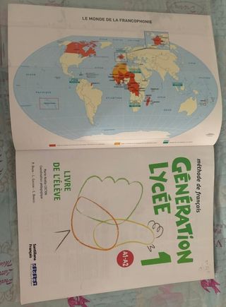 LIBRO DE FRANCÉS. 1° DE BACHILLERATO