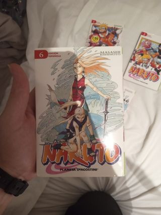 Manga naruto del tomo 1 al 6