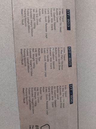 Trípode de cámara de la marca giotto