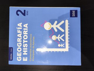 Libro de geografía e historia de 2ESO