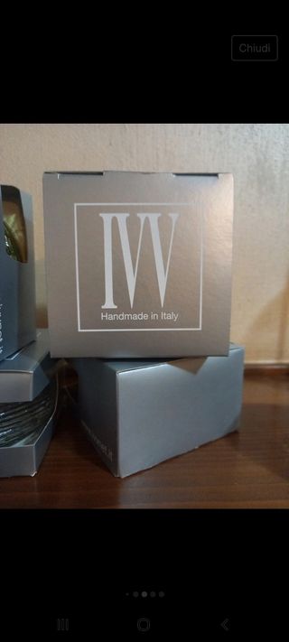 4 coppette in vetro soffiato IVV