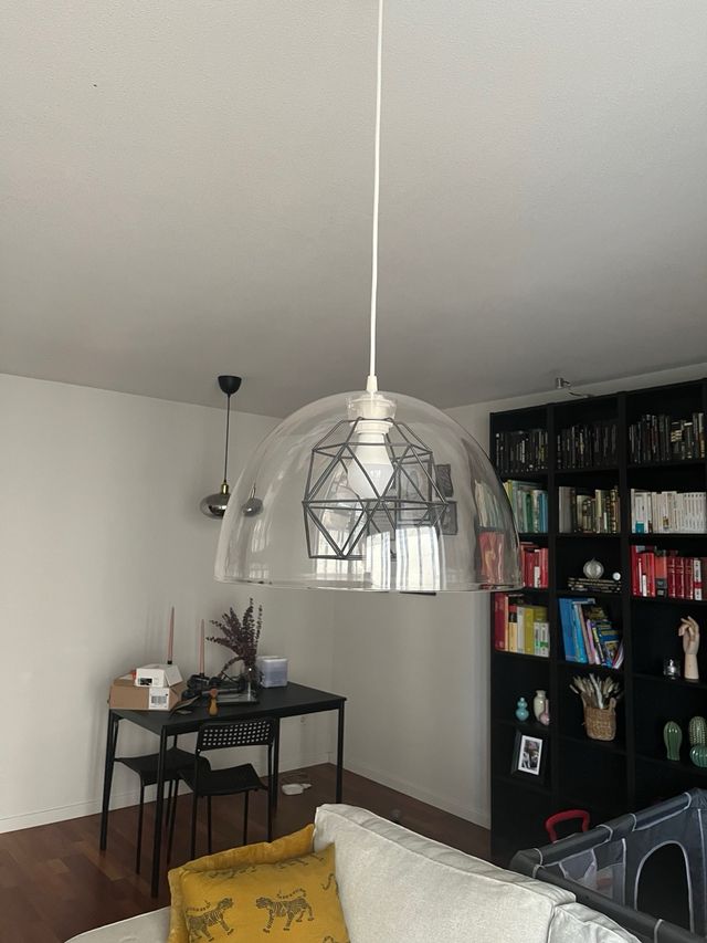 Dos lamparas ikea con su aplique