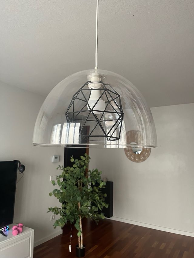 Dos lamparas ikea con su aplique