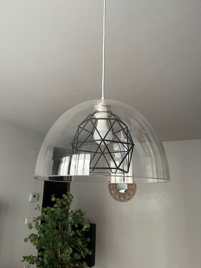 Dos lamparas ikea con su aplique