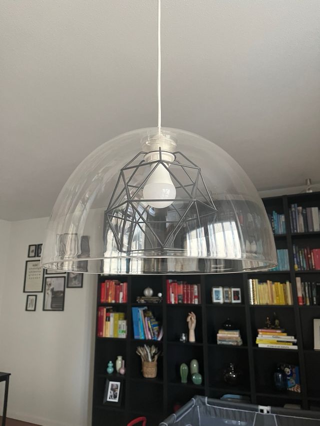 Dos lamparas ikea con su aplique