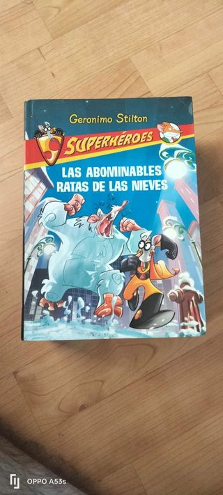 Colección 5 libros Gerónimo Stilton 