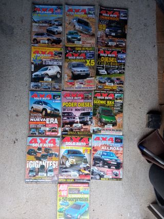 revistas coches y bicicletas de varios años