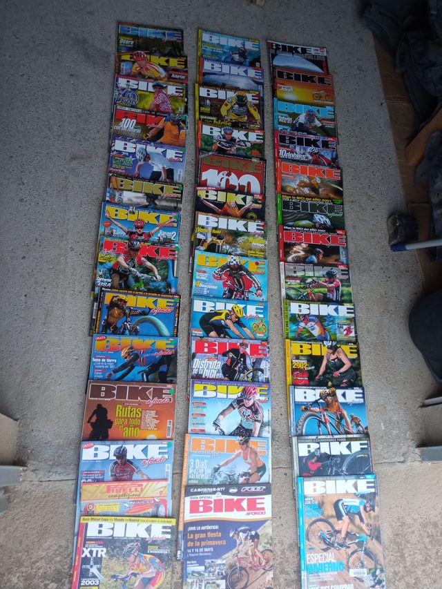 revistas coches y bicicletas de varios años