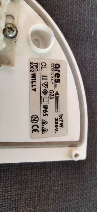 APLIQUE DE PARED EXTERIOR