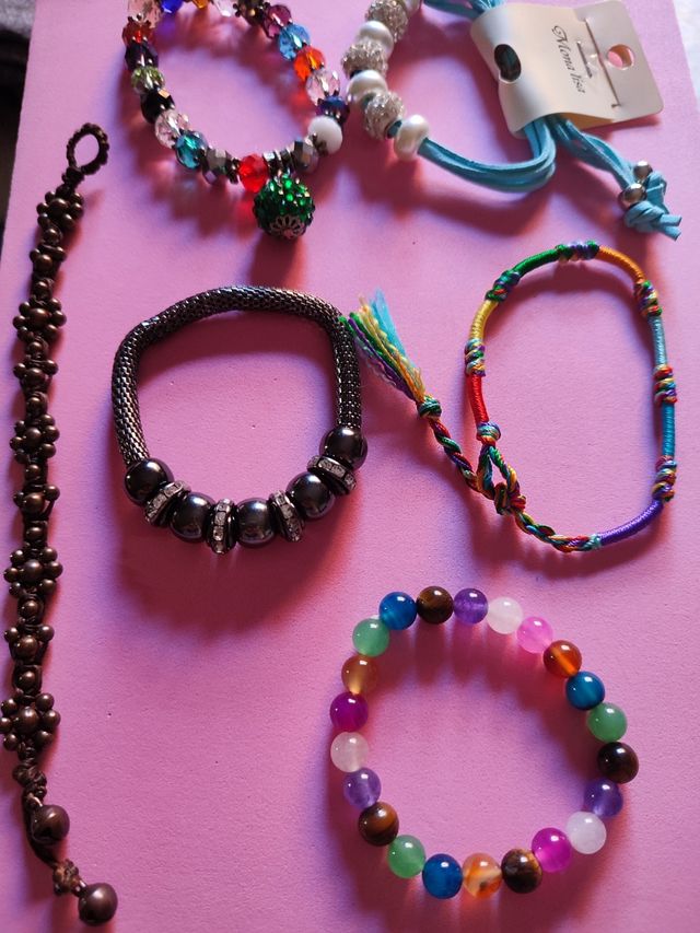 Pulseras bisutería